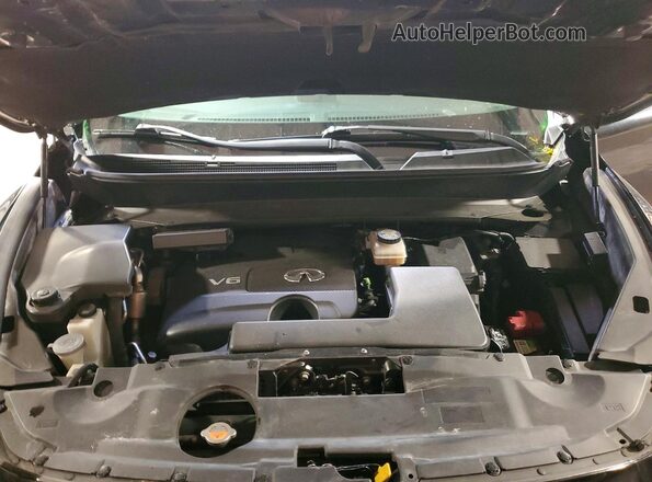 5N1DL0MM9HC553094 2017 INFINITI QX60 Black Շարժիչի բաժամունքի տեսք