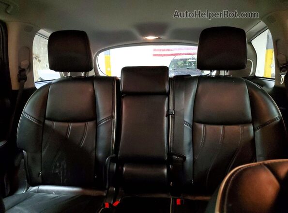 5N1DL0MM9HC553094 2017 INFINITI QX60 Black Հետևի նստատեղերի տեսք