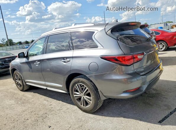5N1DL0MM9HC560465 2017 INFINITI QX60 Серый Задняя левая четверть