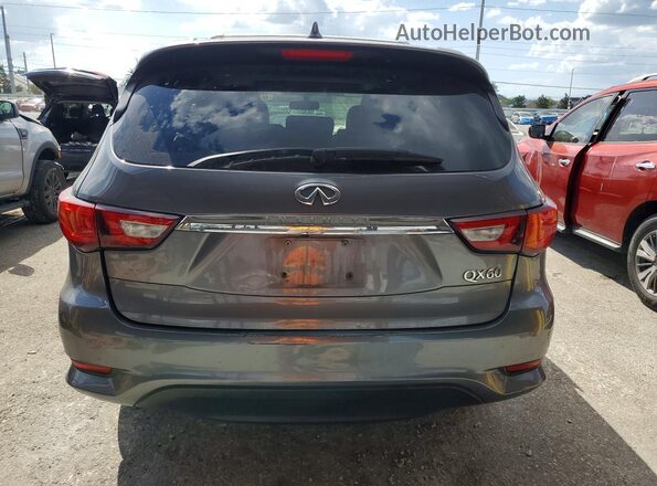 5N1DL0MM9HC560465 2017 INFINITI QX60 Серый Вид сзади