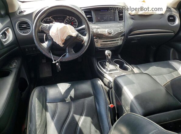 5N1DL0MM9HC560465 2017 INFINITI QX60 Серый Вид панели приборов