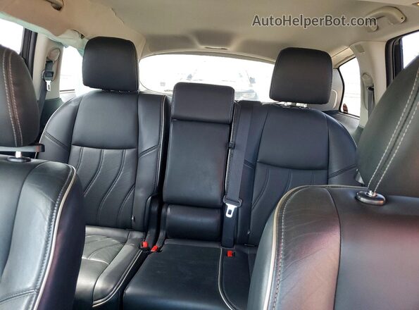 5N1DL0MM9KC514142 2019 INFINITI QX60 Maroon უკანა სავარძლების ხედი