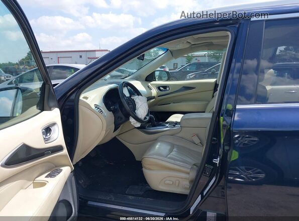 5N1DL0MM9KC524184 2019 INFINITI QX60 Blue Vista interior delantera