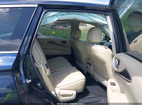 5N1DL0MM9KC524184 2019 INFINITI QX60 Blue Vista de la etiqueta del VIN