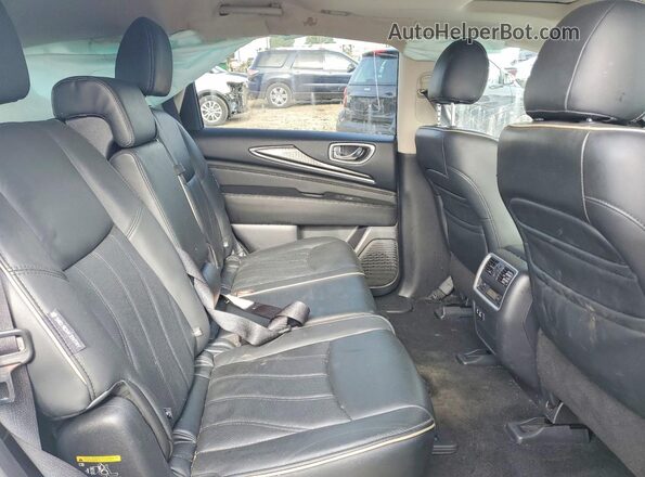 5N1DL0MM9KC533841 2019 INFINITI QX60 White Rear seats view