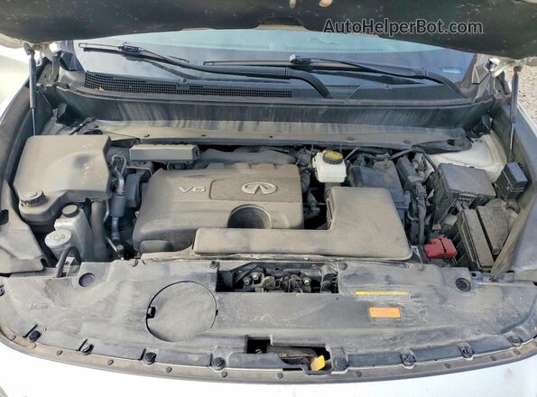 5N1DL0MM9KC533841 2019 INFINITI QX60 White Rear interior view