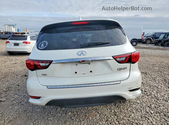 5N1DL0MM9KC533841 2019 INFINITI QX60 White Rear view