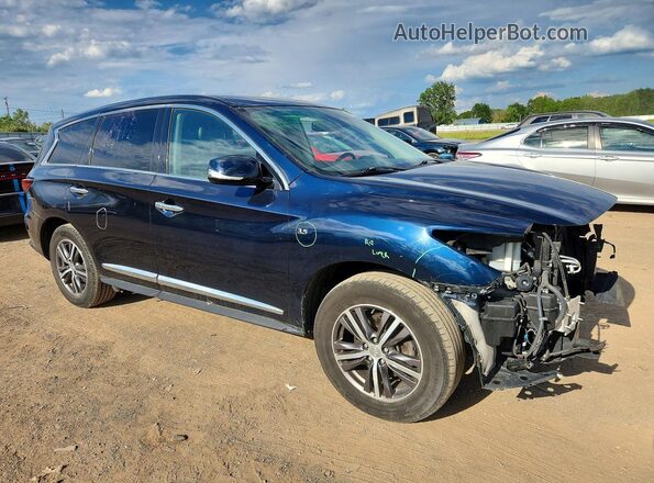 5N1DL0MM9KC550770 2019 INFINITI QX60 Blue Przód prawy