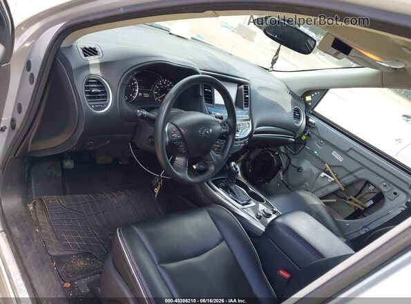 5N1DL0MM9KC557170 2019 INFINITI QX60 Серебряный Вид салона спереди