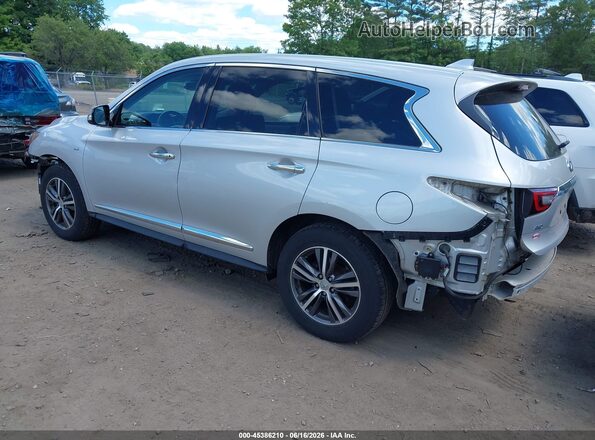 5N1DL0MM9KC557170 2019 INFINITI QX60 Серебряный Задняя левая четверть