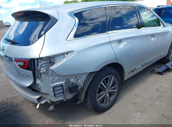 5N1DL0MM9KC557170 2019 INFINITI QX60 Серебряный Задняя правая четверть