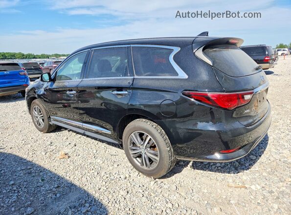 5N1DL0MM9LC530035 2020 INFINITI QX60 Black უკანა მარცხენა