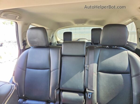 5N1DL0MM9LC530035 2020 INFINITI QX60 Black უკანა სავარძლების ხედი