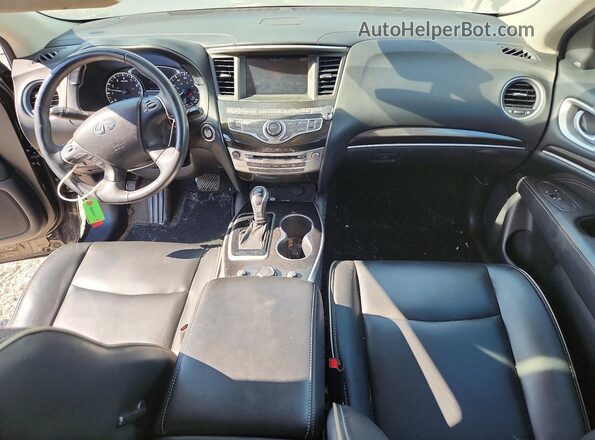 5N1DL0MM9LC530035 2020 INFINITI QX60 Black წინა პანელის ხედი