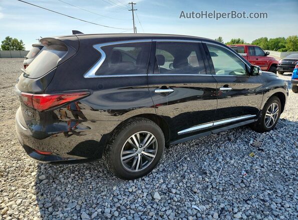 5N1DL0MM9LC530035 2020 INFINITI QX60 Black უკანა მარჯვენა