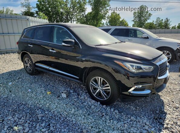 5N1DL0MM9LC530035 2020 INFINITI QX60 Black წინა მარჯვენა