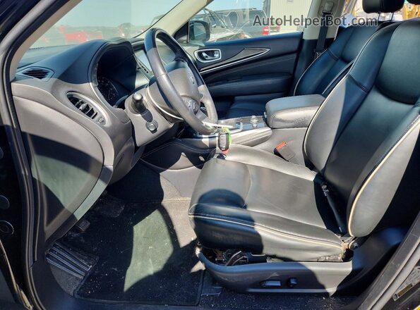 5N1DL0MM9LC530035 2020 INFINITI QX60 Black წინა სალონის ხედი