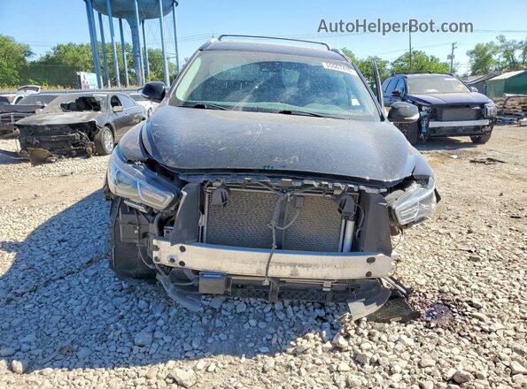 5N1DL0MMXHC510982 2017 INFINITI QX60 Black Front view