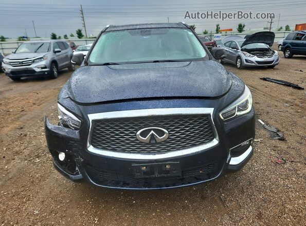 5N1DL0MMXHC555131 2017 INFINITI QX60 Синий Вид спереди