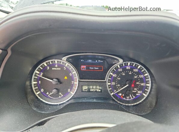 5N1DL0MMXHC555131 2017 INFINITI QX60 Синий Вид щитка приборов