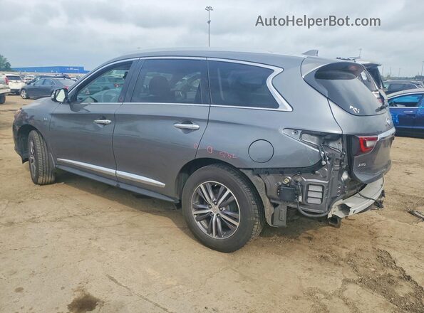 5N1DL0MMXKC529362 2019 INFINITI QX60 Серый Задняя левая четверть