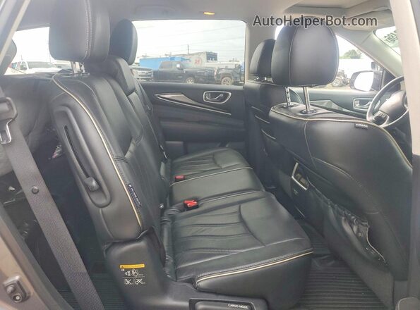 5N1DL0MMXKC529362 2019 INFINITI QX60 Серый Вид задней части салона