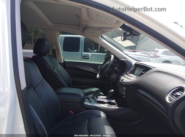 5N1DL0MN0HC527153 2017 INFINITI QX60 White Вид салону спереду
