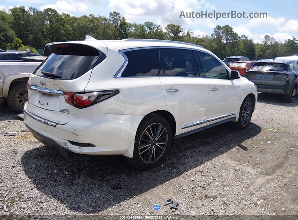 5N1DL0MN0HC527153 2017 INFINITI QX60 White Задня права чверть