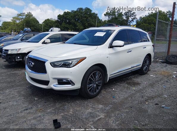 5N1DL0MN0HC527153 2017 INFINITI QX60 White Передня ліва чверть