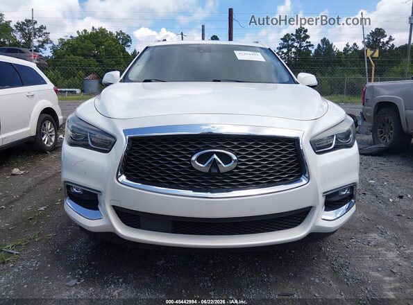 5N1DL0MN0HC527153 2017 INFINITI QX60 White Вид щитка приладів