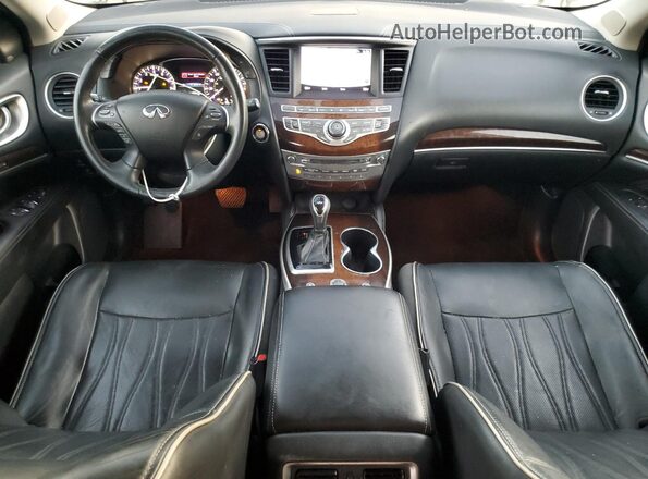 5N1DL0MN0JC506616 2018 INFINITI QX60 Black Вид панелі приладів