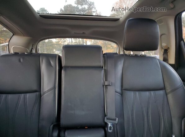 5N1DL0MN0JC506616 2018 INFINITI QX60 Black Вид задніх сидінь