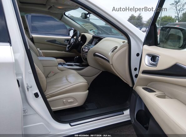 5N1DL0MN0JC511962 2018 INFINITI QX60 White Вид салону спереду