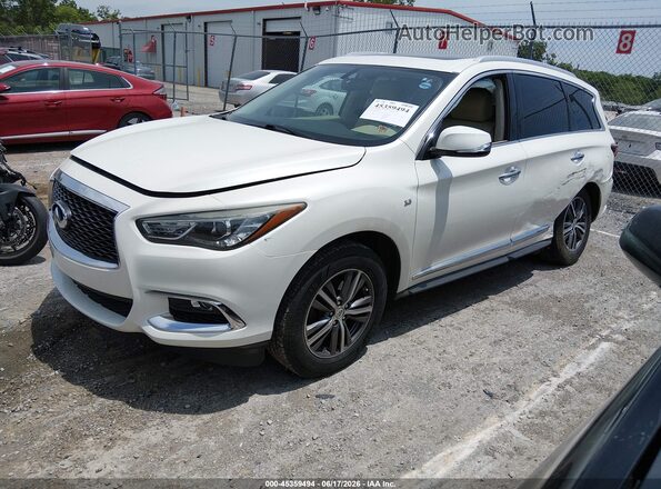 5N1DL0MN0JC511962 2018 INFINITI QX60 White Передня ліва чверть