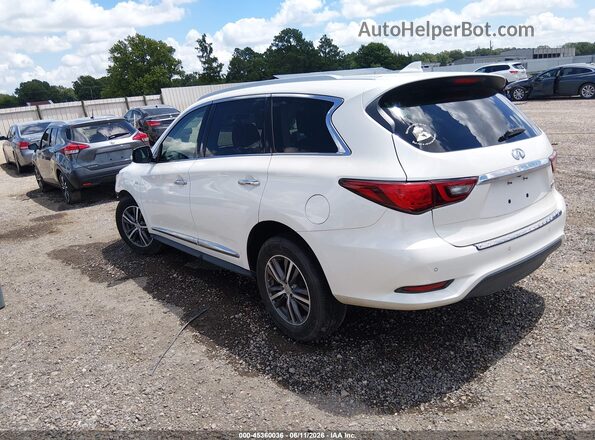 5N1DL0MN0JC531631 2018 INFINITI QX60 White Trasero izquierdo