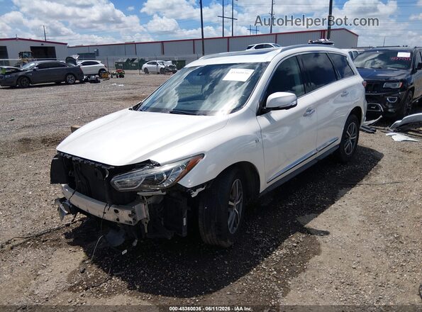 5N1DL0MN0JC531631 2018 INFINITI QX60 White Vista tres cuartos delantera izquierda