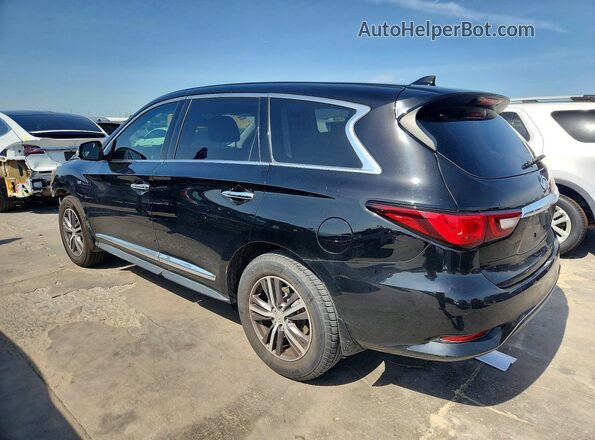 5N1DL0MN0KC503104 2019 INFINITI QX60 Black Задня ліва чверть