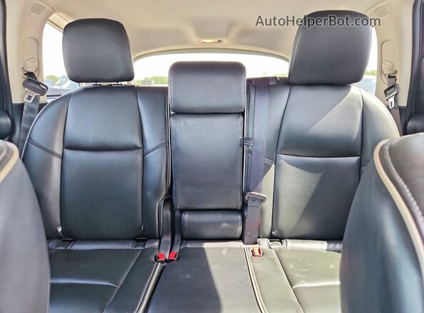 5N1DL0MN0KC503104 2019 INFINITI QX60 Black Вид задніх сидінь