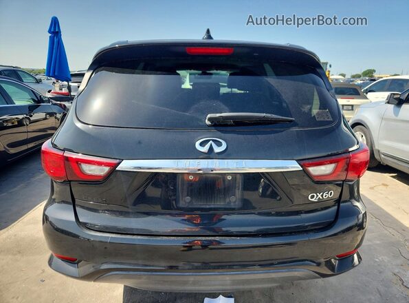 5N1DL0MN0KC503104 2019 INFINITI QX60 Black Вид ззаду