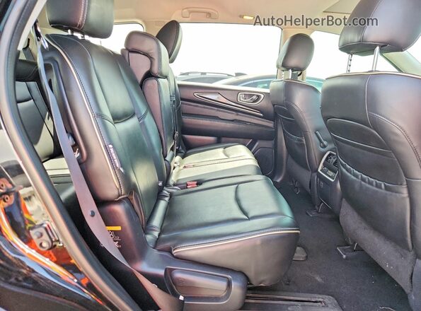 5N1DL0MN0KC503104 2019 INFINITI QX60 Black Вид задньої частини салону