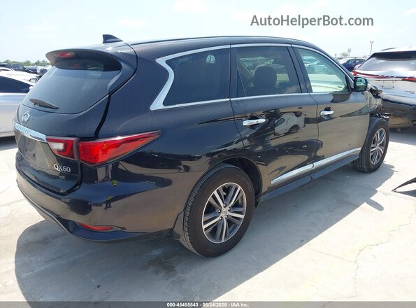 5N1DL0MN0KC525409 2019 INFINITI QX60 Black Հետևի աջ