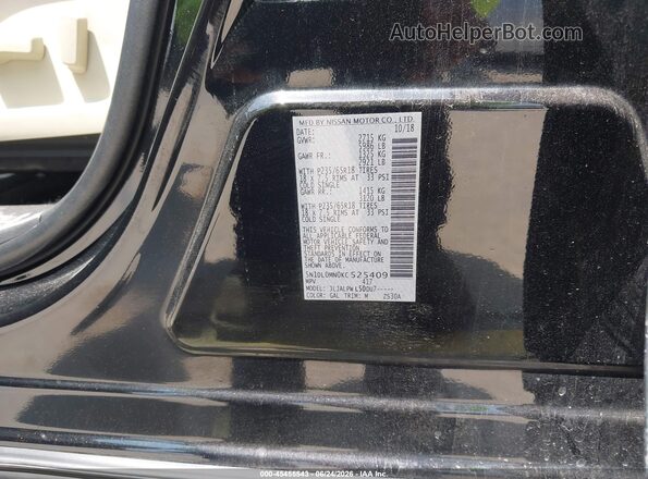 5N1DL0MN0KC525409 2019 INFINITI QX60 Black Շարժիչի բաժամունքի տեսք