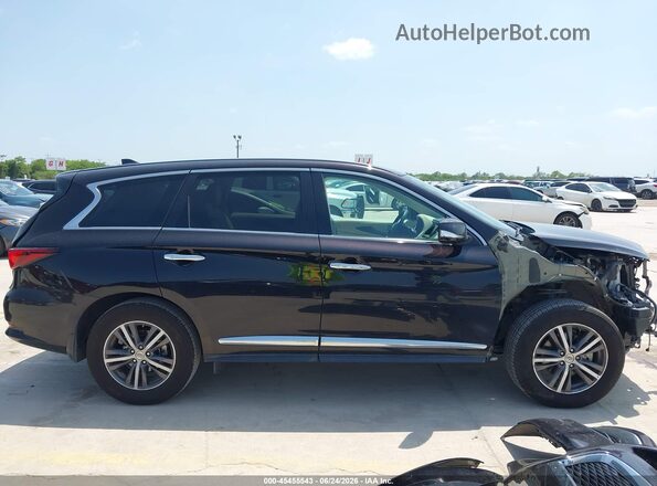 5N1DL0MN0KC525409 2019 INFINITI QX60 Black Սալոնի 360 աստիճան տեսք