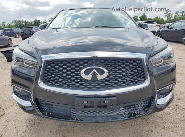 5N1DL0MN0LC513732 2020 INFINITI QX60 Black Front view