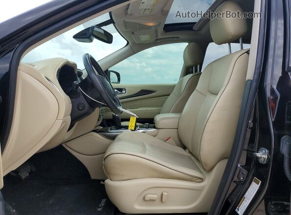 5N1DL0MN0LC513732 2020 INFINITI QX60 Black Front interior view