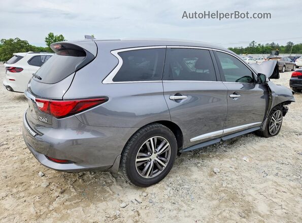 5N1DL0MN1HC501919 2017 INFINITI QX60 Silver Rear right