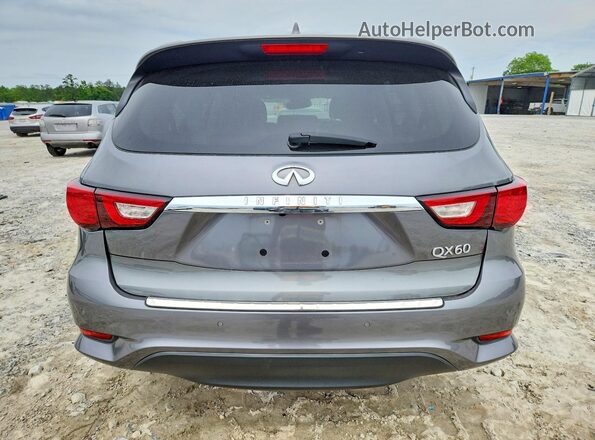 5N1DL0MN1HC501919 2017 INFINITI QX60 Silver Rear view