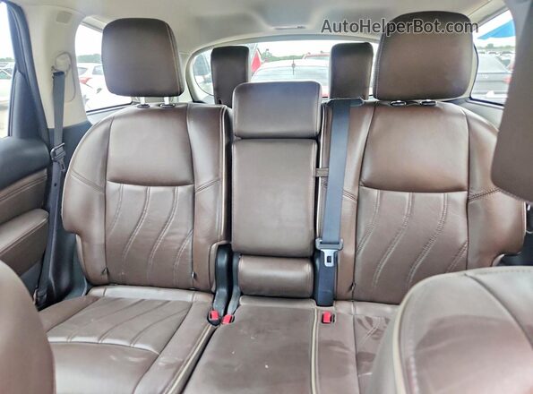 5N1DL0MN1HC507719 2017 INFINITI QX60 Черный Вид задних сидений