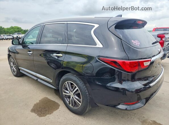 5N1DL0MN1HC507719 2017 INFINITI QX60 Черный Задняя левая четверть