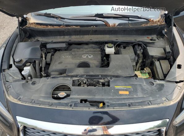 5N1DL0MN1HC521863 2017 INFINITI Q60 Black Вид підкапотного простору